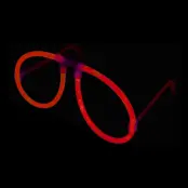 Självlysande Glasögon - Röda