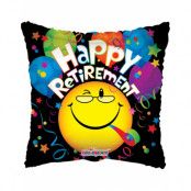 Happy Retirement - Fyrkantig Folieballong 46 cm