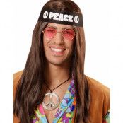 Hippieset – Huvudband, Glasögon och Smycke