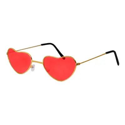 Hjärtformade Hippie Glasögon - One size