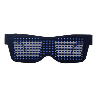 LED Bluetooth Glasögon - Blå