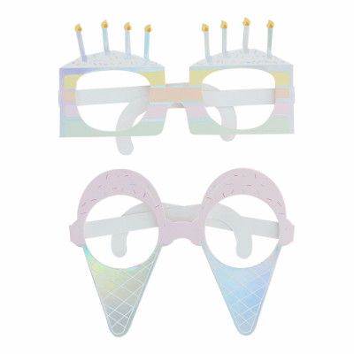 Pappersglasögon Pastell Party