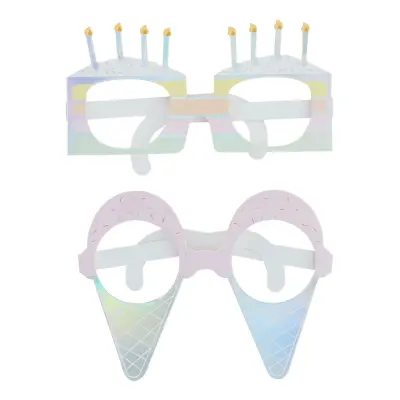 Pappersglasögon Pastell Party