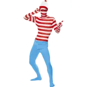 Second Skin Where's Wally? Maskeraddräkt M