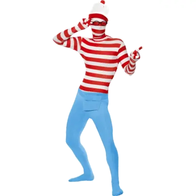 Second Skin Where's Wally? Maskeraddräkt M