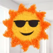 Sol med Glasögon Hängande Dekoration