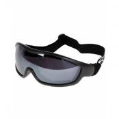 Sport Racer - svarta/vita skyddsglasögon med svart glas