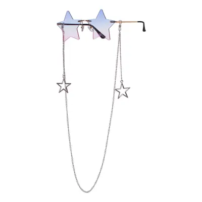 Stjärnglasögon med Kedja