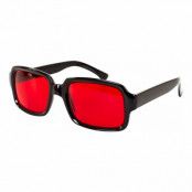Svarta Glasögon med Röda Glas - One size