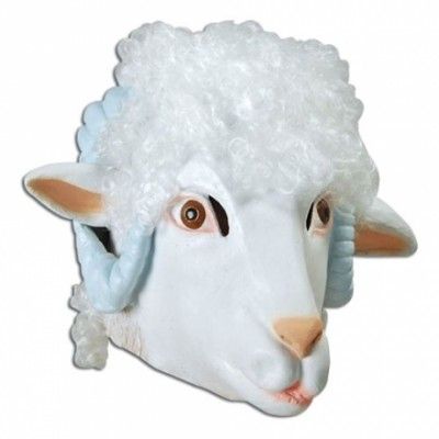 Fårmask med Hår - One size