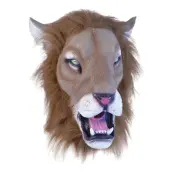 Lejonmask i Gummi - One size