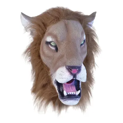 Lejonmask i Gummi - One size