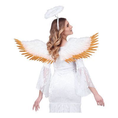 Änglavingar Vit/Guld