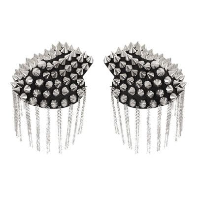 Epåletter med Nitar Silver