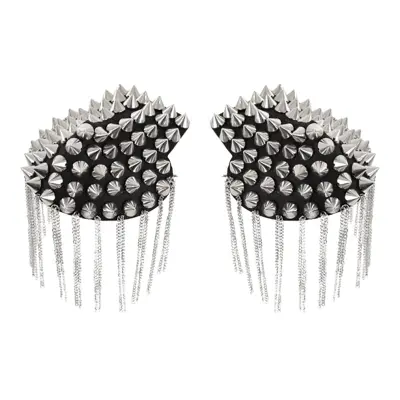 Epåletter med Nitar Silver