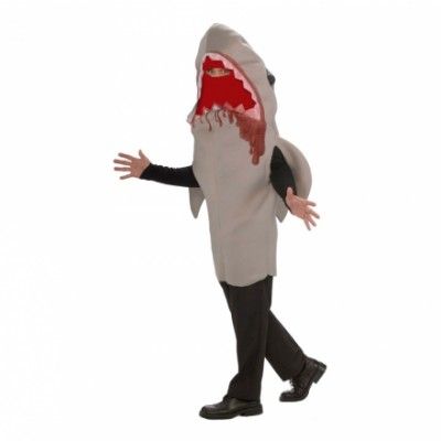 Blodig Haj Maskeraddräkt
