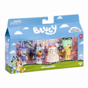 Bluey Figurer 4-pack Halloween Maskerad