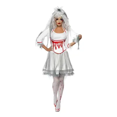 Brud Halloween Maskeraddräkt - Medium