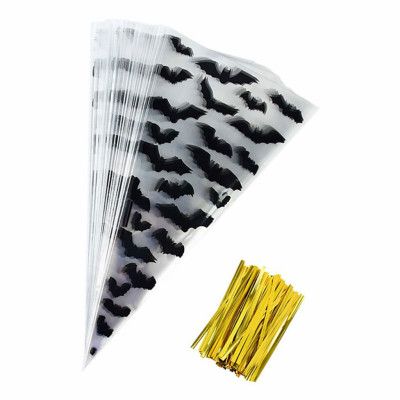 Cellofan Strutar Halloween - Fladdermöss