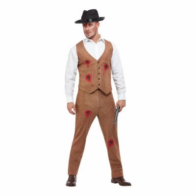 Clyde Zombie Maskeraddräkt - Large