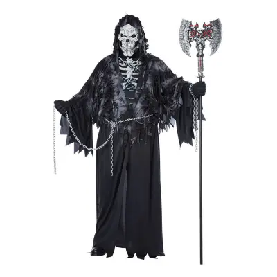 Döden med Kedjor Plus-size Maskeraddräkt - Plus size