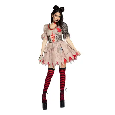 Voodoodocka Maskeraddräkt - Medium/Large