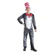 Dr Seuss™ Cat In The Hat Maskeraddräkt - X-Large