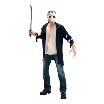 Fredagen den 13:e Jason Deluxe Maskeraddräkt - Standard