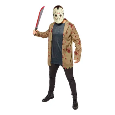 Fredagen den 13:e Jason Maskeraddräkt - XX-Large