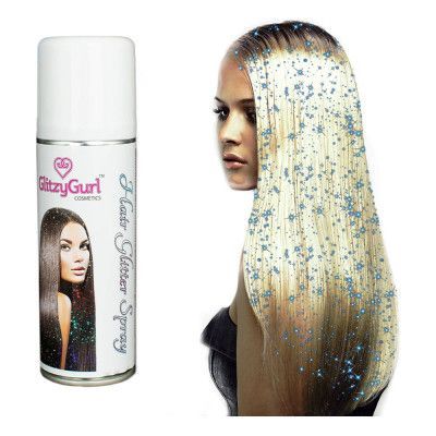 GlitzyGurl Hårspray Glitter - Cosmic Blue