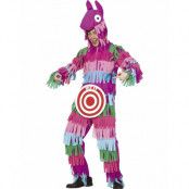 Fortnite Loot Llama Inspirerat Piñata Kostym till Herr
