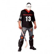 Hockeyspelare Halloween Maskeraddräkt - Large