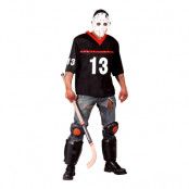 Hockeyspelare Halloween Maskeraddräkt - Medium
