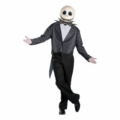 Jack Skellington Deluxe Maskeraddräkt - X-Large