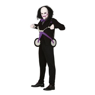 Läskig Docka med Trehjuling Maskeraddräkt - Medium