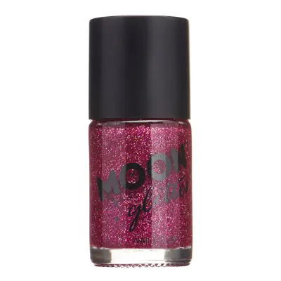 Moon Creations Glitter Nagellack - Fuchsia
