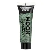 Moon Creations Holografiskt Glitter Hårgel - Grön