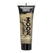 Moon Creations Holografiskt Glitter Hårgel - Guld