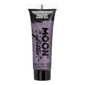 Moon Creations Holografiskt Glitter Hårgel - Lila