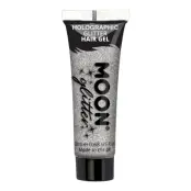 Moon Creations Holographic Glitter Hair Gel - Silver