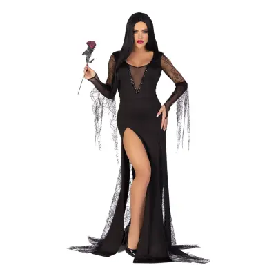 Morticia Maskeraddräkt - Large