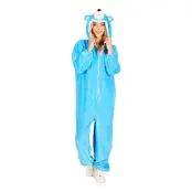 Onesie Blå Björn Maskeraddräkt - X-Large/XX-Large