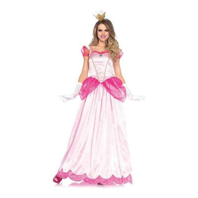 Peachy Rosa Prinsessa Maskeraddräkt - Medium