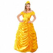 Prinsessklänning, gul L