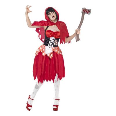 Rödluvan Zombie Maskeraddräkt - Large