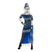 Saloongirl Halloween Maskeraddräkt - Small