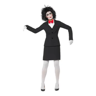 Saw Puppet Tjej Maskeraddräkt - Large