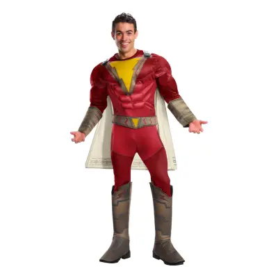 Shazam Deluxe Maskeraddräkt - Standard