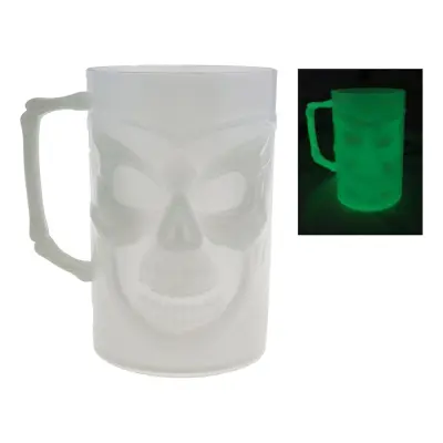Självlysande Döskallemugg