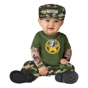 Soldat Bebis Maskeraddräkt - Medium
